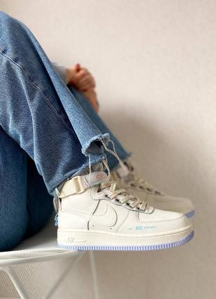 Кросівки nike air force 1 high utility "cream"