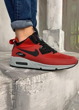 Кроссовки " nike air max mid winter "red "