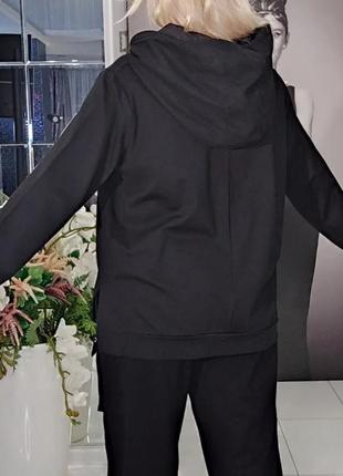 Батник з модними елементами блек котон в стилі спортшик туреччина люкс якість7 фото
