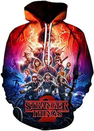 Яскраве худі дивні справи stranger things унісекс