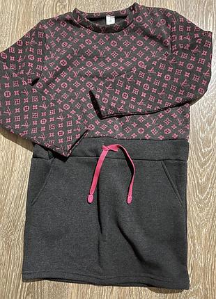 Теплое платье на девушку