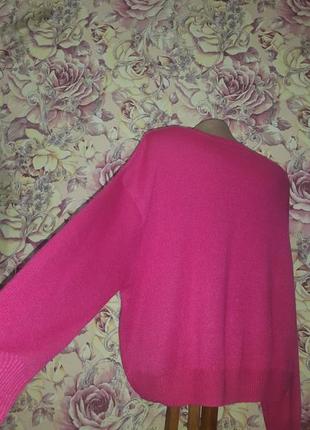 Рожевий/малиновий светр оверсайз h&m divided5 фото