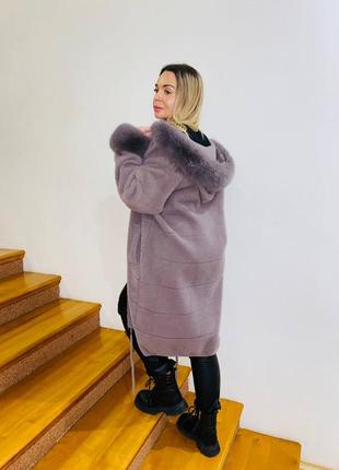 Пальто альпака туреччина люкс якість туреччина батал10 фото