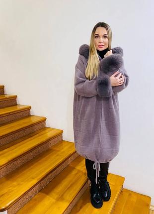 Пальто альпака туреччина люкс якість туреччина батал5 фото