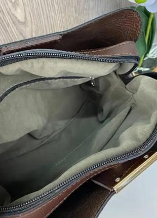 Качественная женская сумка в стиле луи витон на плечо, сумочка с широким ремешком2 фото