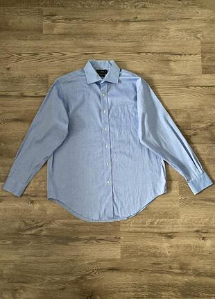 Голубая рубашка lauren ralph lauren