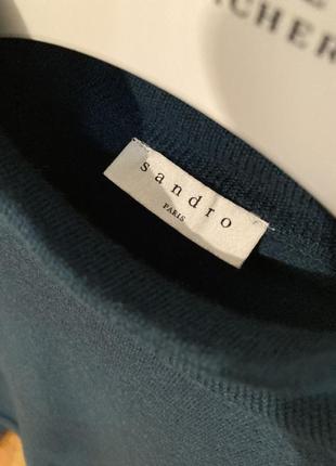 Sandro кофта, свитер 100% baby sheep wool 4