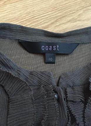 Элегантная новая шелковая блузочка coast 8-10рр3 фото