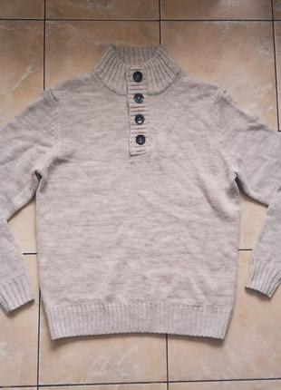 Класичний светр р. l originals меланж