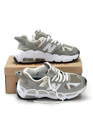 Красивейшие женские кроссовки new balance yurt 574 x salehe bembury серые с рефлективом1 фото