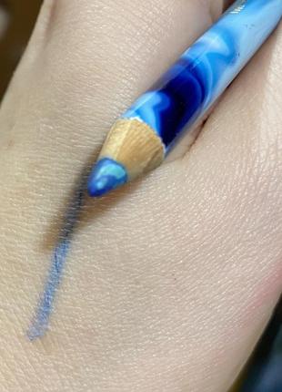 Rimmel marble eyes pencil ✏️ карандаш для для глаз бирюзовый 🦋3 фото