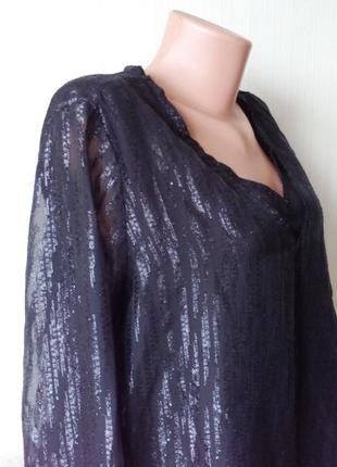 Блуза двойная с длинным рукавом, от janina, пог 58 см2 фото