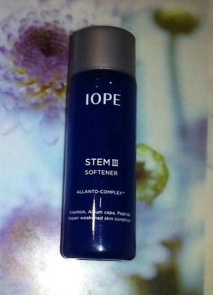 Iope stem iii softener 25мл антивозрастной тонер 07,20245 фото