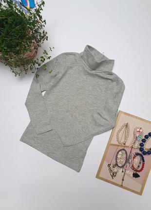 Сірий трикотажний гольф для дівчинки alive