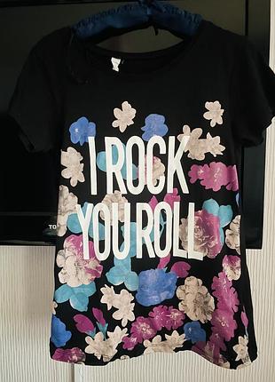 Классная футболка коттон от h&m