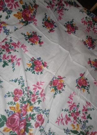 Хустка платок шаль большой винтаж8 фото