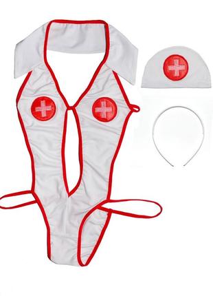 Еротичний ігровий костюм "медсестра"