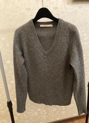 Серо-графитовый пуловер, свитер, кофта  bgn