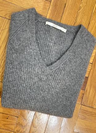 Серо-графитовый пуловер, свитер, кофта  bgn6 фото