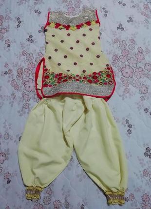 Карнавальный костюм, наряд восточной красавицы,жасмин. шахерезады, на 2 года