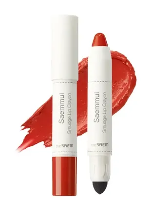 Помада-олівець для губ the saem saemmul smudge lip crayon - or02 3,5 г (8806164135440)