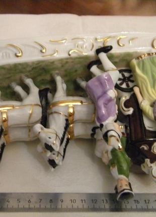 Статуэтка карета фарфор sri lanka