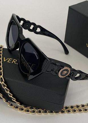 Брендовые женские солнцезащитные очки versace  2023