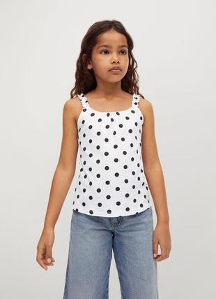 Майка з рюшами mango 3443, 3420