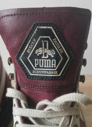 Puma rudolf dassler schuhfabrik шкіряні вінтажні черевики -37.56 фото