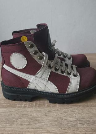 Puma Sandal dassler Bao кожаные винтажные ботинки - 37.5