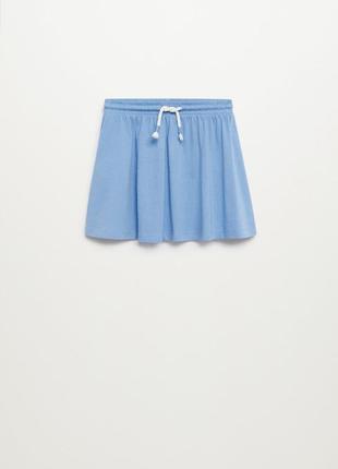 Юбка из хлопка с кулиской mango