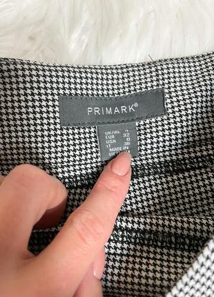 Штани кюлоти в гусячу лапку на кант від primark10 фото