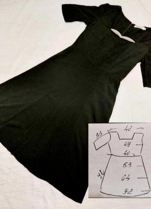 Чорна сукня ,плаття ,міді ,nice things by paloma3 фото