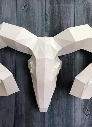 Наборы для создания 3д фигур оригами паперкрафт бумажная модель papercraft бивень