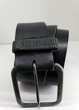 Ремень кожаный мужской jack jones leather belt italy original широкий большая пряжка1 фото