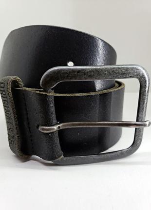 Ремень кожаный мужской jack jones leather belt italy original широкий большая пряжка2 фото