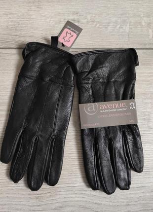 Натуральные перчатки из кожи премиум класса avenue размер м