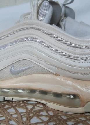 Кроссовки nike air max 97 белые1 фото