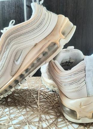 Кроссовки nike air max 97 белые9 фото