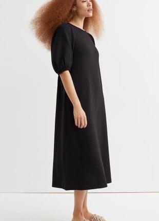 Новое черное платье hm с открытой спиной m4 фото