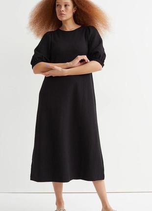 Новое черное платье hm с открытой спиной m3 фото