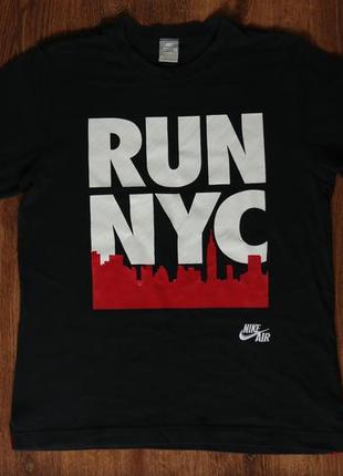 Мужская футболка nike air "run nyc"1 фото