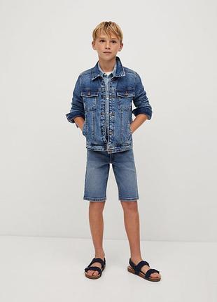 Джинсовые шорты-бермуды mango 4
