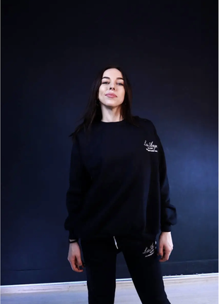 Жіночий стильний спортивний костюм  los angeless black