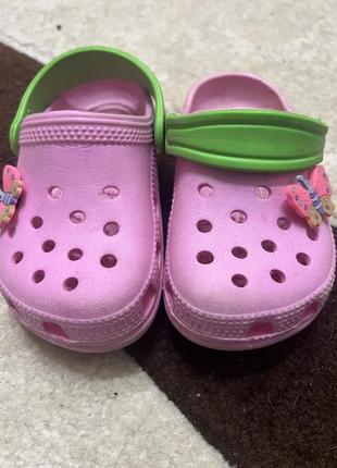 Продам детские crocs производство италия 2-3размер