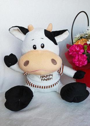 М'яка іграшка корова коровка бик бичок happy farm