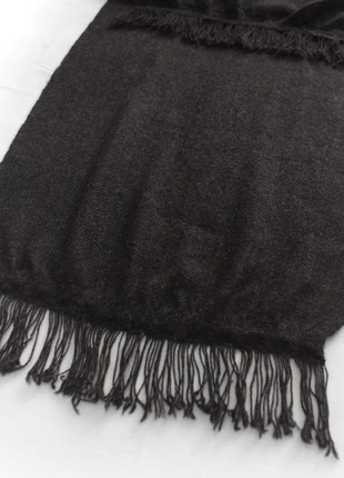Довгий широкий шерстяний шарф l.a.m альпака5 фото