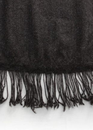 Довгий широкий шерстяний шарф l.a.m альпака6 фото