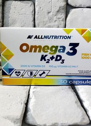 Комплекс витаминов allnutrition omega-3 + d3 + k2 после ковида1 фото