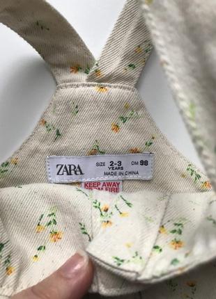 Сарафан джинсовий zara / сукня2 фото